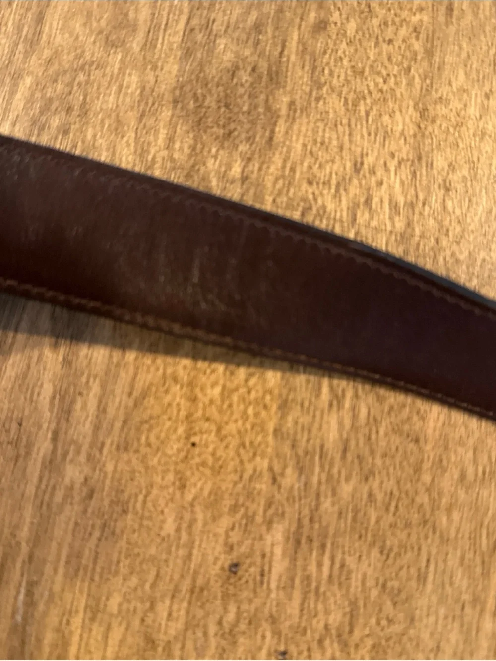 GUCCI Interlocking G Buckle Belt Black Brown Vintage Leather Size 95 38 New